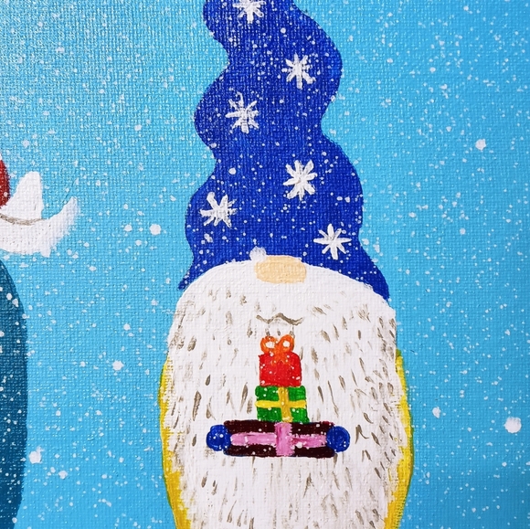 Christmas gnome painting - Picture 5 of 5